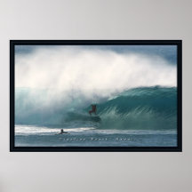 Pipeline Beach Surfer Print