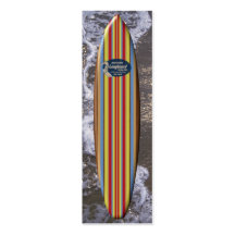 Pipeline Surfboard Bookmark Business Card Template