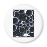 Pipes Round Magnet