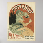 Pippermint Drink by Jules Chéret, 1899 Posters