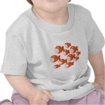 piranha attack! t shirts