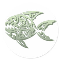 Piranha Sticker