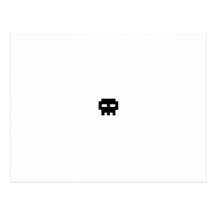 Pirate 8 Bits Skull Cartes Postales