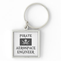 Pirate Aerospace Engineer Keychains