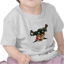 Pirate Airedale Tee Shirt