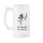 Pirate All Hands On Deck Coffee Mug