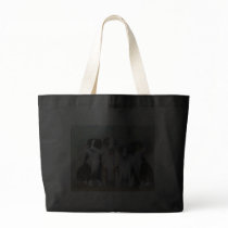Pirate and Daughters - Australian Shepherds Tote Bags