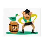 Pirate and Rum postcards