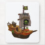 Pirate Andy on a Ship Mousepad