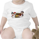 Pirate Babies Onesie t-shirts