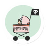Pirate Baby stickers