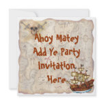 Pirate Birthday Party Invitation