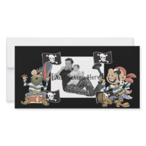 Pirate Blokes Photo Card Template
