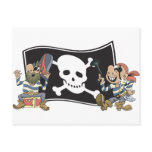 Pirate Blokes Postcard