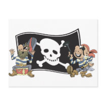 Pirate Blokes Postcard