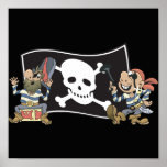 Pirate Blokes Print