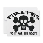 PIRATE BOOTY invitations