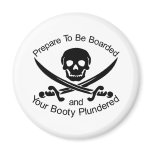 Pirate Booty Plundered magnets