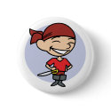 Pirate Boy buttons