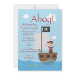 Pirate Boy invitations