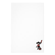 pirate boy rough graphic stationery design