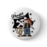 Pirate Boy with  Monkey buttons