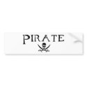 Pirate bumper stickers