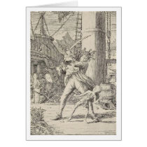 Pirate Captain Hook Greeting Card
