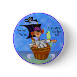 Pirate Cat Buttons