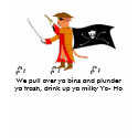 Pirate Cat  sea Shanty t-shirts