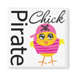 Pirate Chick magnets