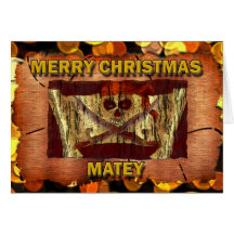 Pirate Christmas Card