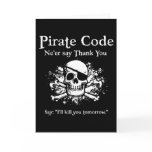 Pirate Code: Thank You cards