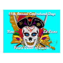 Pirate Contraband Days 30 Colours Postcard