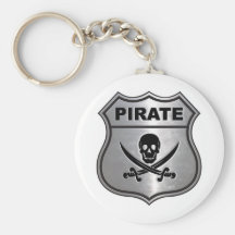 Pirate Crest Keychains