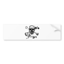 Pirate Cross Bones Bumper Stickers