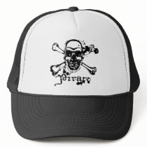 Pirate Cross Bones Trucker Hats