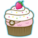 pirate cupcake keychain photo sculptures