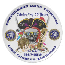 Pirate Days Commemorative Plate 30 Colours
