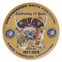 Pirate Days Commemorative Plate 30 Colours