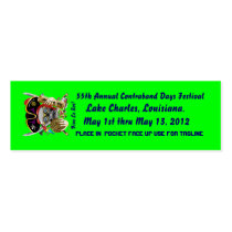 Pirate Days Dual Logo Bicentennial  Pls View Notes Business Card Template