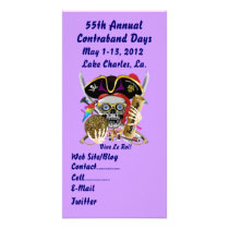 Pirate Days Lake Charles, Louisiana. 30 Colours Customized Photo Card