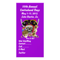 Pirate Days Lake Charles, Louisiana. 30 Colours Custom Photo Card
