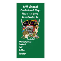 Pirate Days Lake Charles, Louisiana. 30 Colours Personalized Photo Card