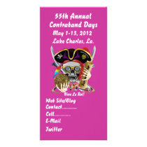 Pirate Days Lake Charles, Louisiana. 30 Colours Personalized Photo Card