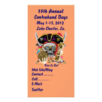 Pirate Days Lake Charles, Louisiana. 30 Colours Customized Photo Card