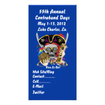 Pirate Days Lake Charles, Louisiana. 30 Colours Personalized Photo Card