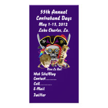 Pirate Days Lake Charles, Louisiana. 30 Colours Personalized Photo Card
