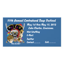 Pirate Days Lake Charles, Louisiana. 30 Colours Photo Greeting Card