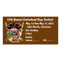 Pirate Days Lake Charles, Louisiana. 30 Colours Photo Card